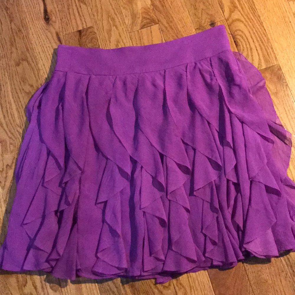Ann Taylor ruffled skirt